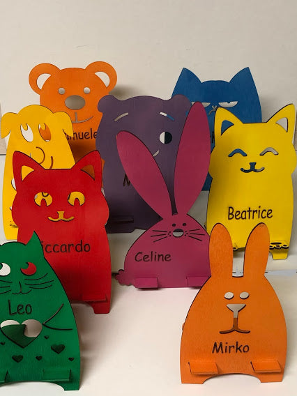 Porta smartphone animaletti, per bambini