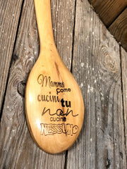 Cucchiai in legno, InciSo, idea regalo per mamme e nonne