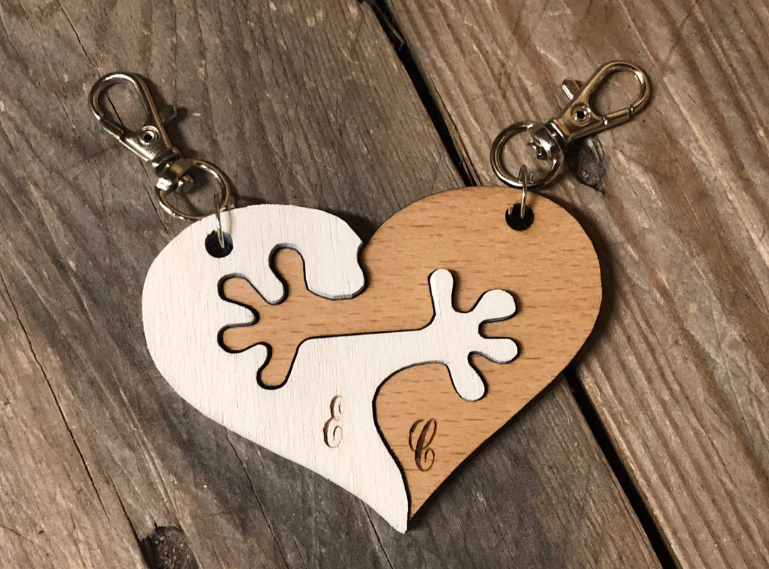Promotech Portachiavi in legno con testa di avvoltoio – design a Promotech Portachiavi in legno con testa di avvoltoio – design a