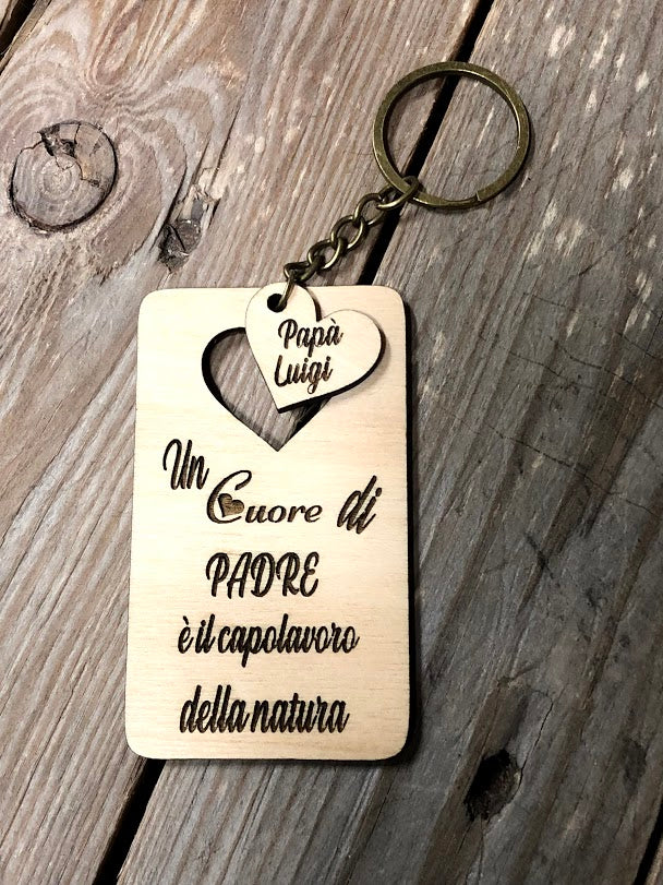 Portachiavi Personalizzato Con Incisione Guida Sicura - Regalo Per Papà, Mamma, Amica In Acciaio Inossidabile Con Sacchetto In Velluto