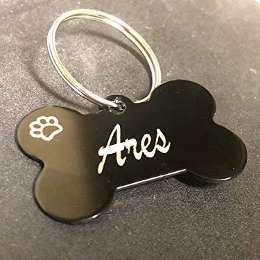 FRAMEG Medaglietta Personalizzata Per Cani E Gatti - Targhetta In Acciaio Inox Con Incisione Laser - Foto 13