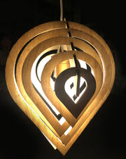 Lampadari in legno , Inciso, modelli per i gusti più esigenti